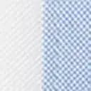 Non-Iron Cotton Solid Dress Shirt with Contrast Trim - White Multi
