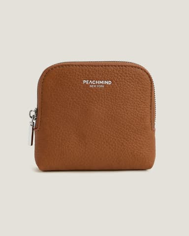 Everyday Zip Wallet Maple Cognac
