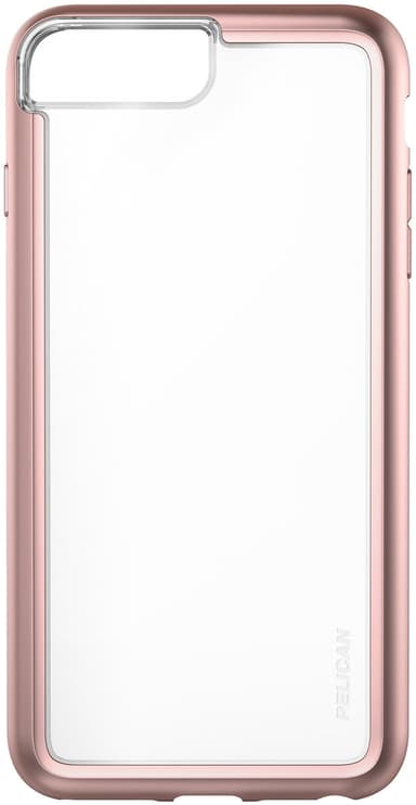 Adventurer Case for Apple iPhone 6 / 6s / 7 / 8 Plus - Clear Metallic Rose Gold