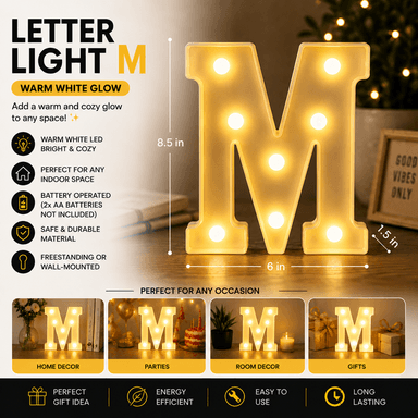 Letter Light | M