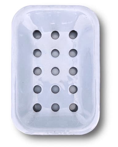 enamel soap dish