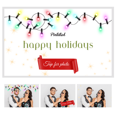 Happy Holidays Photo Booth Theme