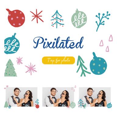 Christmas Ornaments Photo Booth Theme