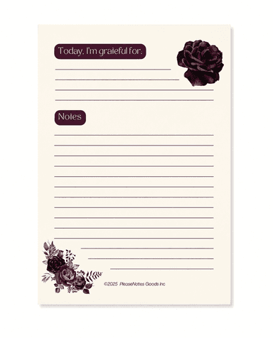 Gratitude But Make It Cute Notepad