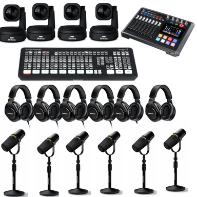 6-Person Podcast & Video Studio Bundle | Podcast Provisions