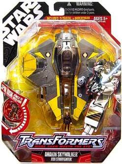 Star Wars Transformers - Anakin Skywalker Jedi Starfighter Figure - Hasbro