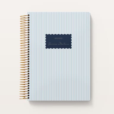 Personalized Recipe Book - Harbor Linen
