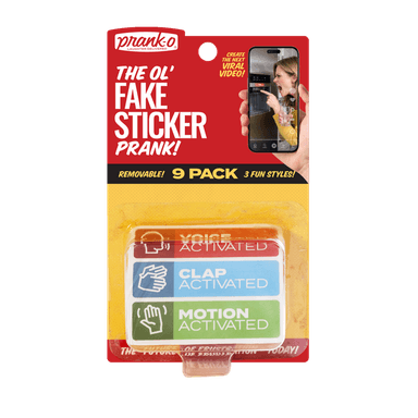 The Ol' Fake Sticker Prank