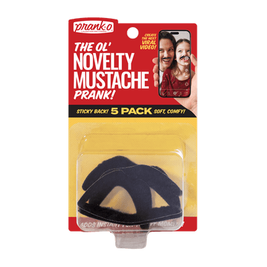 The Ol' Novelty Mustache Prank