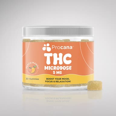 THC Gummies 5mg- Peach Mango