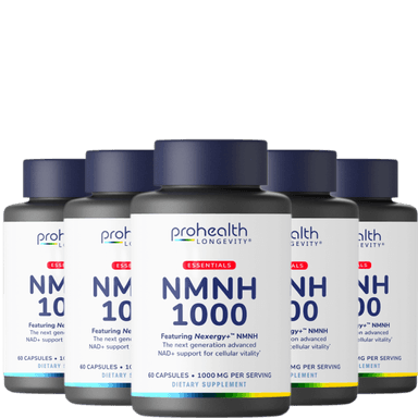 Essentials NMNH 1000 - Nexergy+™ NMNH - 1000 mg per serving, 60 capsules - 6 pack