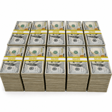 $1,000,000 RealAged® BLANK FILLER New Series Stacks