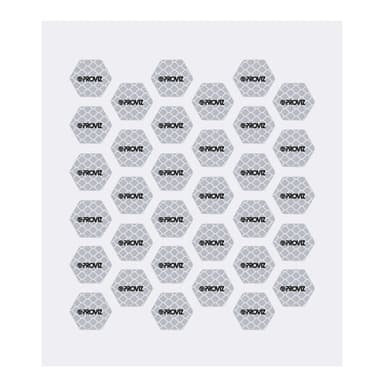 Reflective Stickers - Hexagon x 33