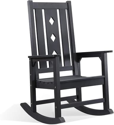 HDPE Oversized Outdoor Rocking Chair Porch rocking chair