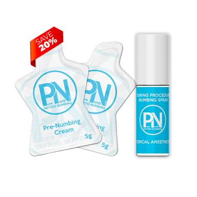 Pre-Numbing Cream & Spray Bundle