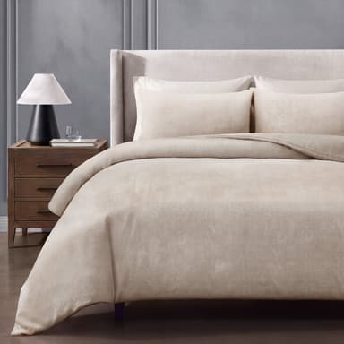 Textured Velvet Duvet Cover Set