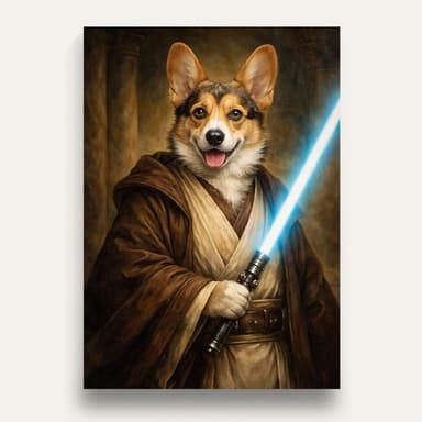 The Master - Custom Pet Portrait