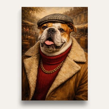 Del Boy - Custom Pet Portrait