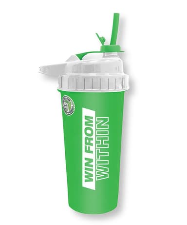 PVL® WIN 800mL Flip-N-Sip Gym Shaker Cup (Green)