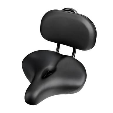 Extra Wide Bike Seat with Backrest