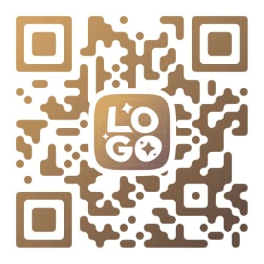 Dog QR Code Tag Template | Cute Brown Pet Design Free