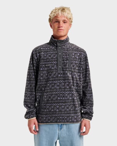 No Destination Technical Pullover Polar Fleece - Graystone