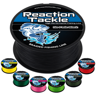Reaction Tackle NEVER FADE Braided Line — 9 Colors