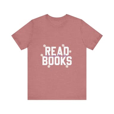 Read Books T-Shirt — Cozy Vintage Typography Tee for Book Lovers