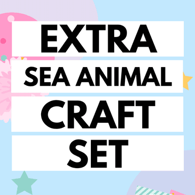 Extra Sea Animal Craft Set (another set of crafts, same box!)