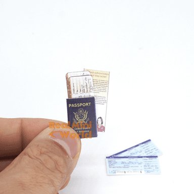 Miniature Passport & Travel Document Set 1:6