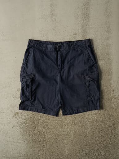 Vintage Y2K Navy Blue Nautica Cargo Shorts (37x10)