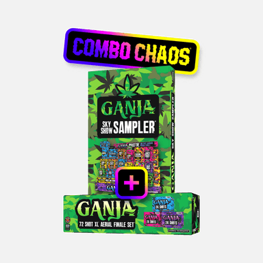 Ganja® 72 Shot XL® Aerial Finale Set® + Ganja® Sky Show Sampler®