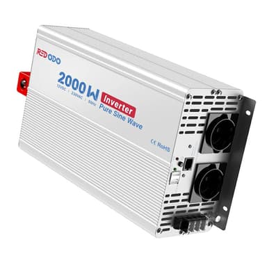 【Україна】Redodo 2000W інвертор чистої синусоїди з LCD-монітором