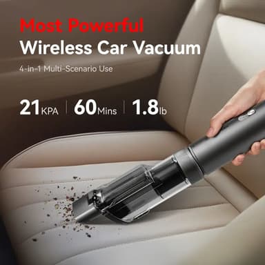 🎁 REDTIGER Car Vacuum Wireless Portable Handheld 21000PA Worth $89.99 (100% off)