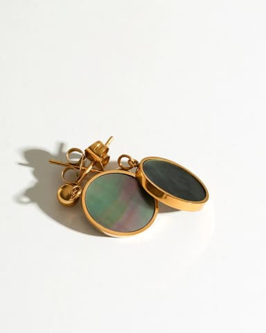 Mist Tide Stud Earrings