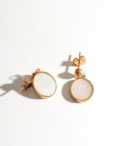 Tide Stone Stud Earrings