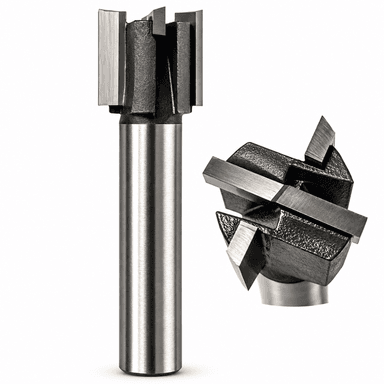 20mm TCT Dowel Drill Router Bit x 1/2" Shank – Quad Tip Suitable for 10 Minute Workshop MFT Jig