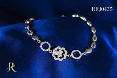 RRJ0435 Pure 925 Sterling Silver Bracelet