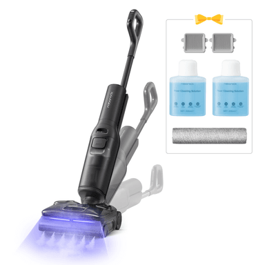 Aspiradora en seco y húmedo Roborock F25 Steam Set equipada con autolimpieza con vapor y a alta temperatura