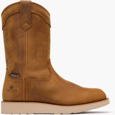 Rocky MonoCrepe Wedge 11” Waterproof Work Boots