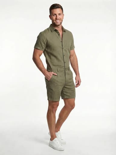 Olive Men's Romper