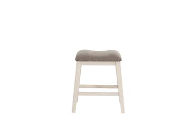 Modern Contemporary Dining Room Furniture Chairs Set Of 2 Counter Height High Stools Light Wooden Cushion Seat