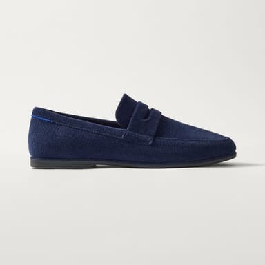 The Ravello Penny Loafer - ReVelvet™ Deep Navy