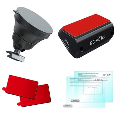 R3 Mount Bundle - R3 Suction Mount + Magnetic Mount with Built-In GPS + 2x Free Easy Peel Electrostatic Film + 2x 3M Sticky Tapes | Check Compatibility Image Be