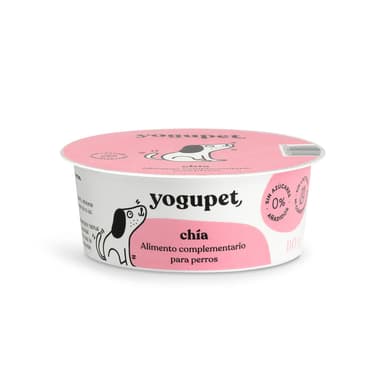 Yogur natural con Chia para perros - Yogupet