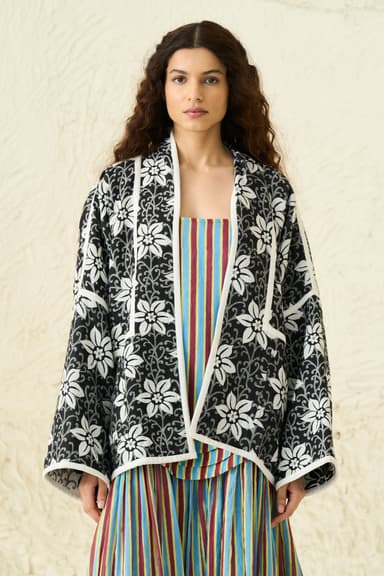 HERITAGE JACKET | NIGHT JASMINE JACQUARD