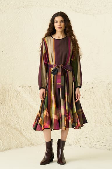 ALEXA DRESS | SUNDAE STRIPES & CHEX