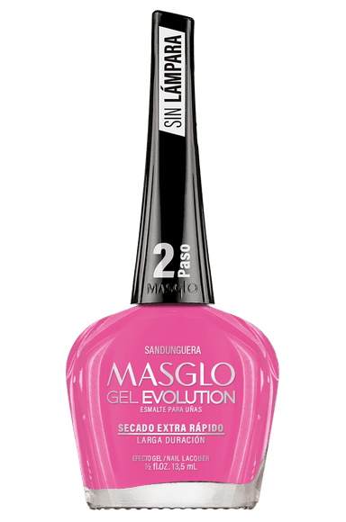 SANDUNGUERA - ESMALTE GEL EVOLUTION EFECTO GEL MASGLO 13,5 ML CREMOSO - GAMA ROSADO