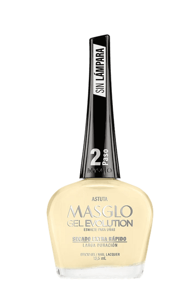 ASTUTA - ESMALTE GEL EVOLUTION EFECTO GEL MASGLO 13,5 ML CREMOSO - GAMA AMARILLO