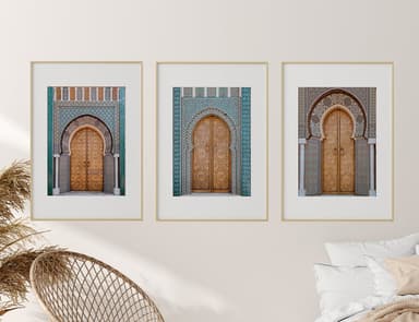 Moroccan Doors Collection - 3 Piece